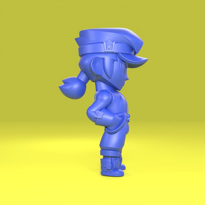 Fang Original - Brawl Stars 3D OBJ Model — view 4