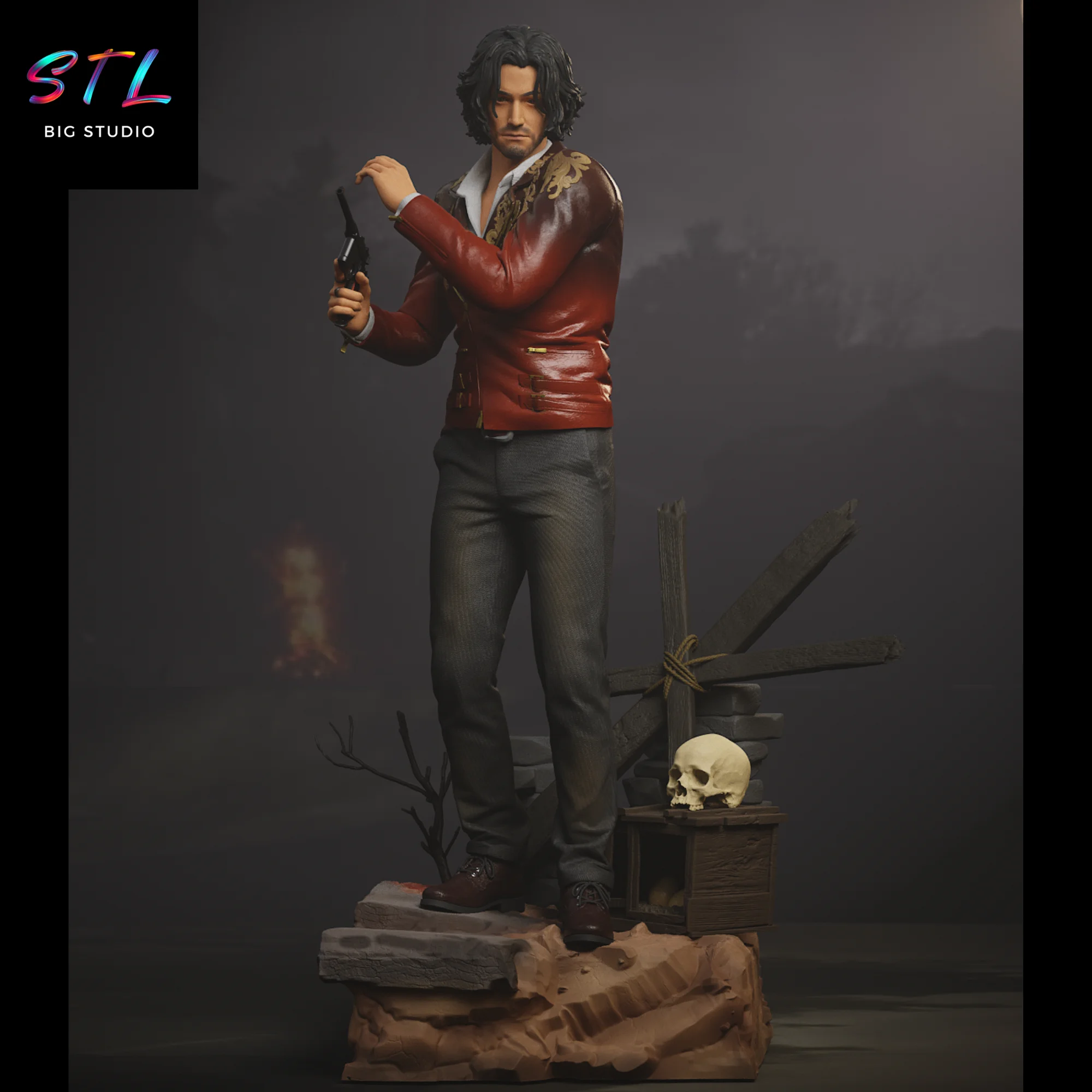 Luis Sera STL | Resident Evil | 3D Printing Figure Model