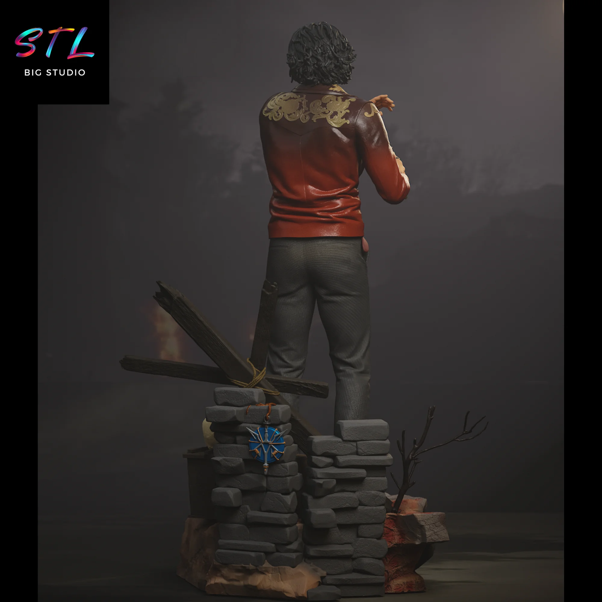 Luis Sera STL | Resident Evil | 3D Printing Figure Model — view 4