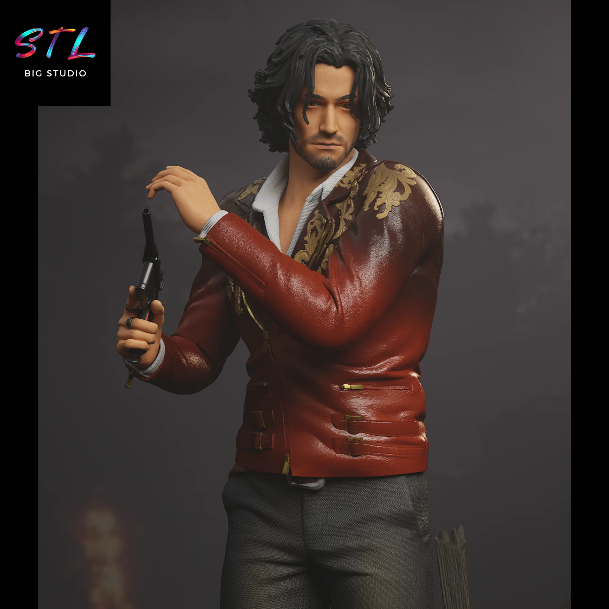 Luis Sera STL | Resident Evil | 3D Printing Figure Model — view 5