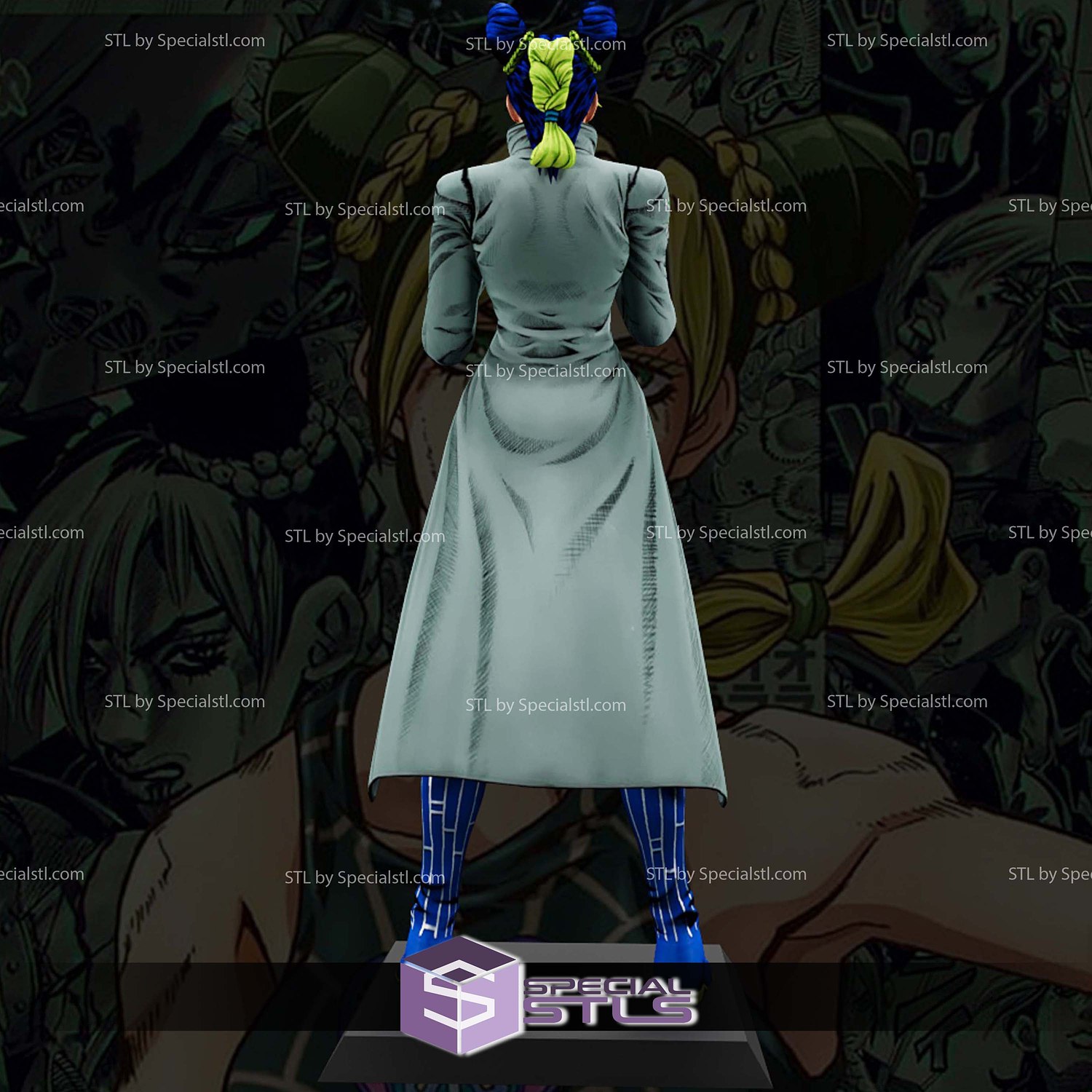 Kujo Jolyne Jojos Bizarre 3D Print Files STL Model — view 3