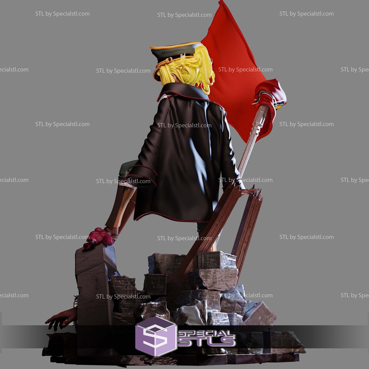 Saga of Tanya the Evil V2 STL Files 3D Model — view 2