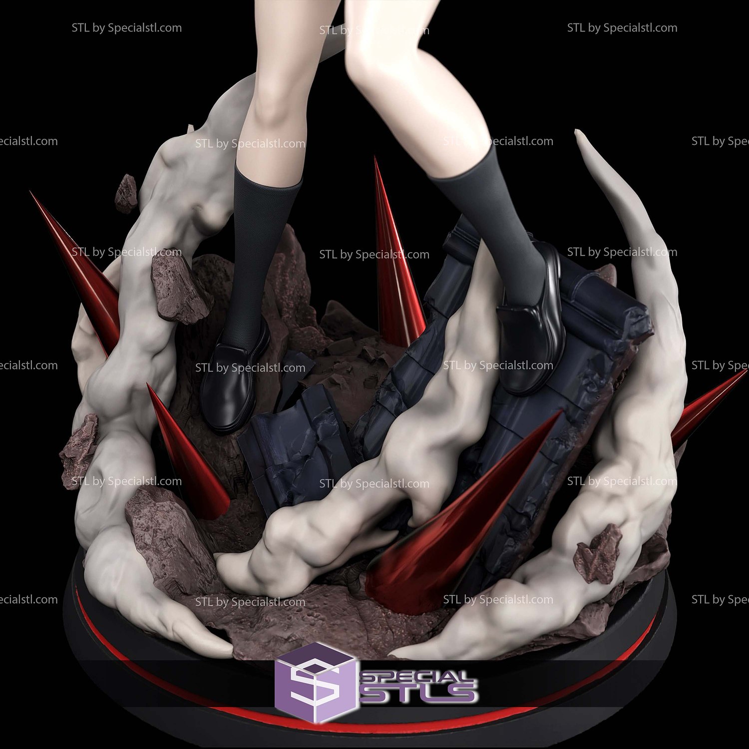 Touka Kirishima Tokyo Ghoul STL Files 3D Model — view 6