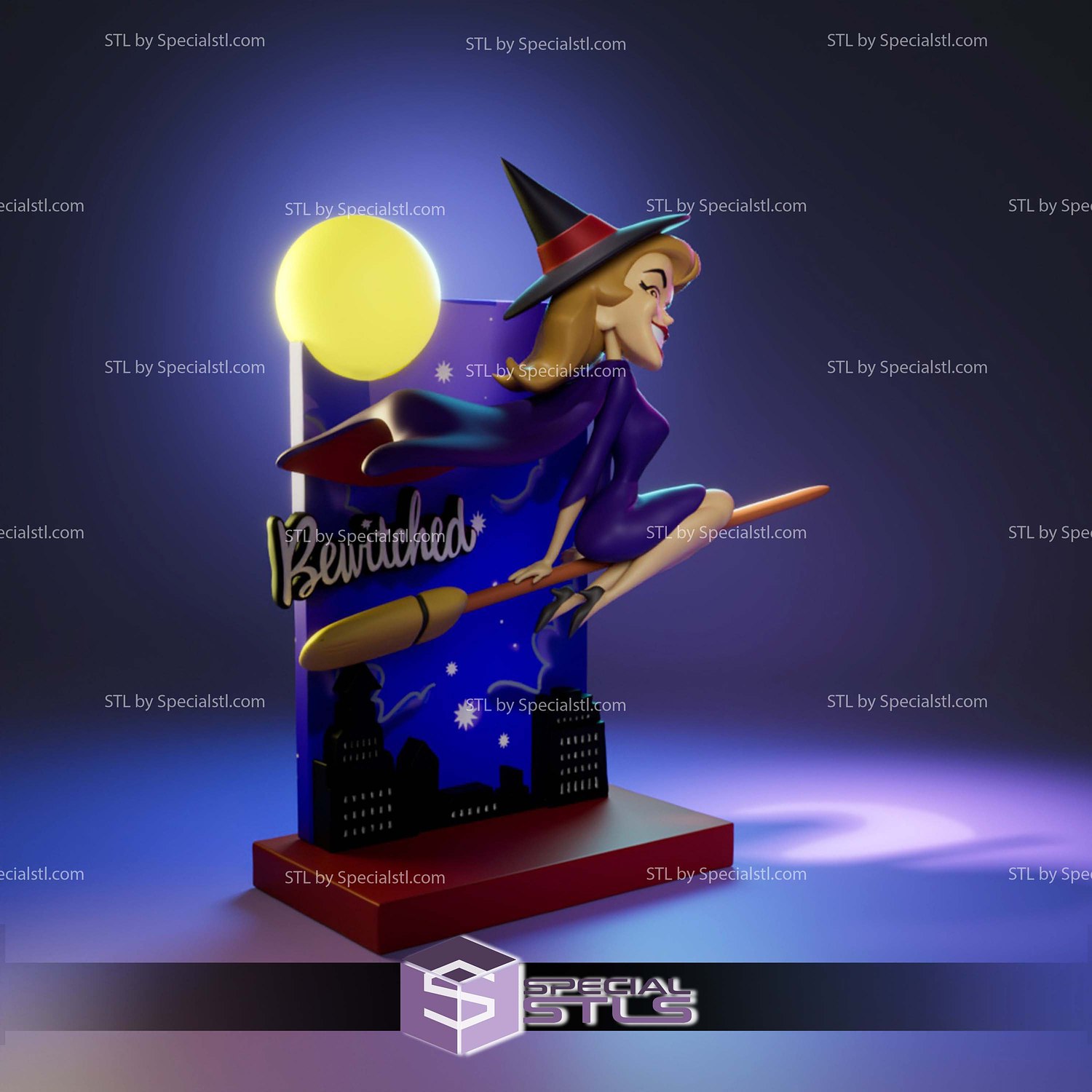 Bewitched Samantha Sculptures 3D Printing STL Model — view 2