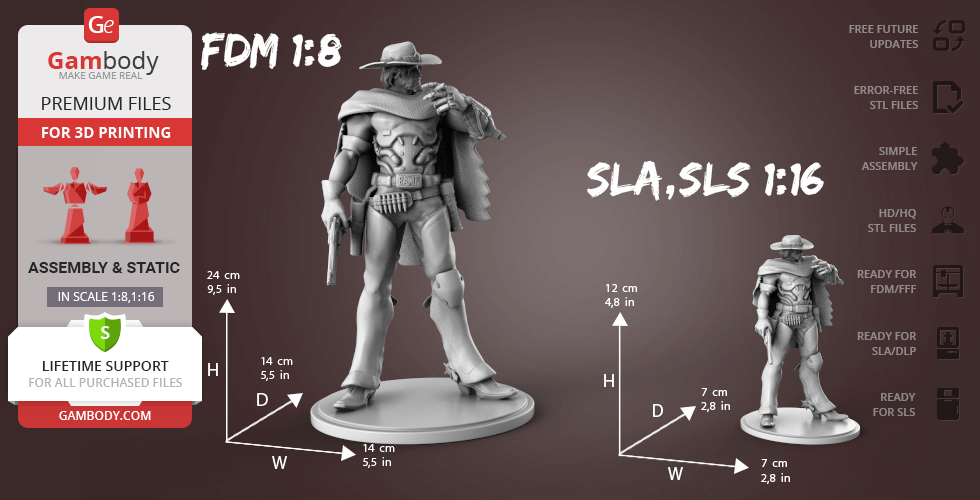 McCree 3D Printing Model | Assembly STL Model