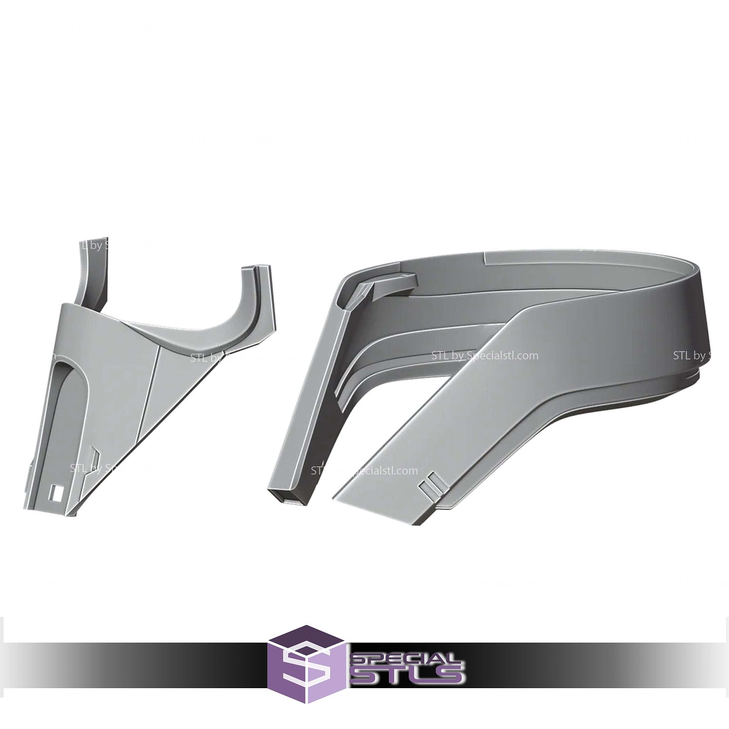 Cosplay STL Files Star Wars Rogue One Inspired Shoretrooper Helmet 3D Model — view 4