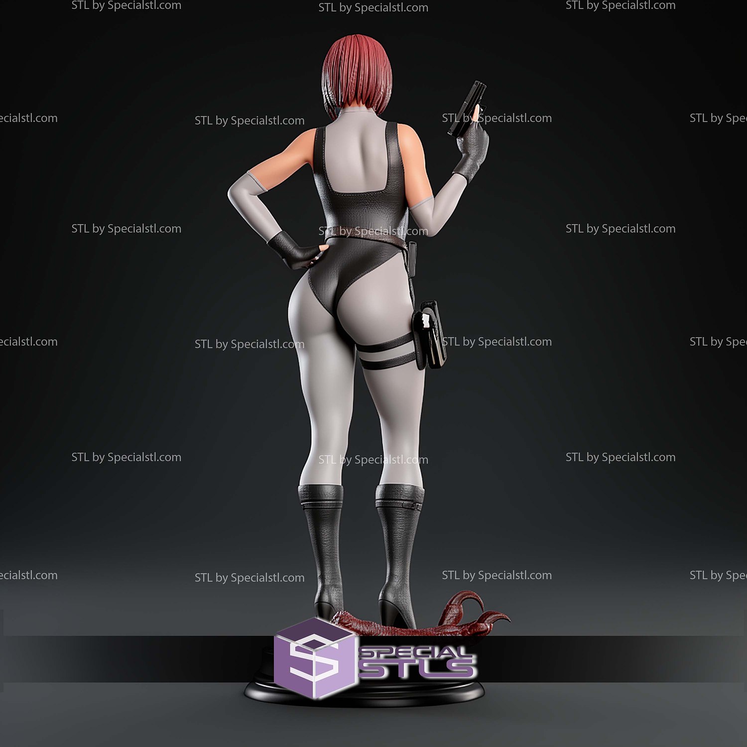 Regina Dino Crisis V2 STL Files 3D Model — view 2