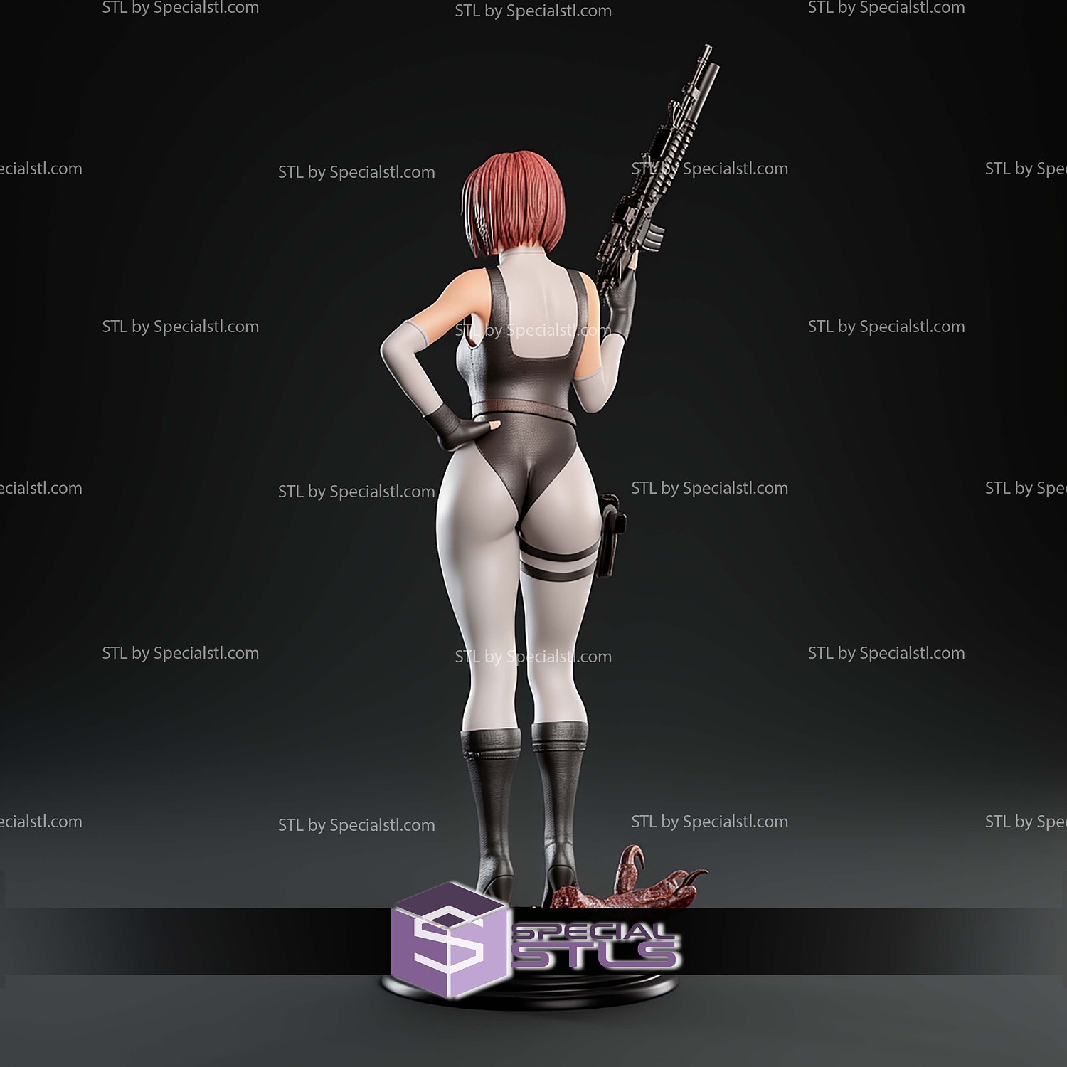 Regina Dino Crisis V2 STL Files 3D Model — view 3