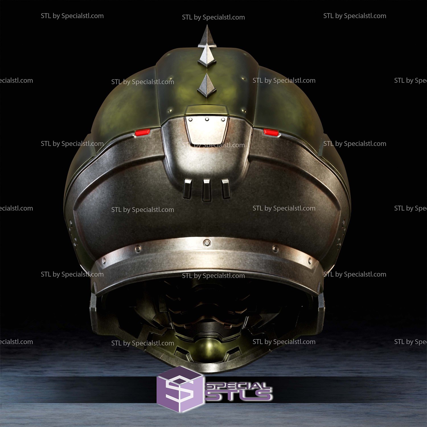 Cosplay STL Files Doom Dark Ages Helmet V2 3D Model — view 3