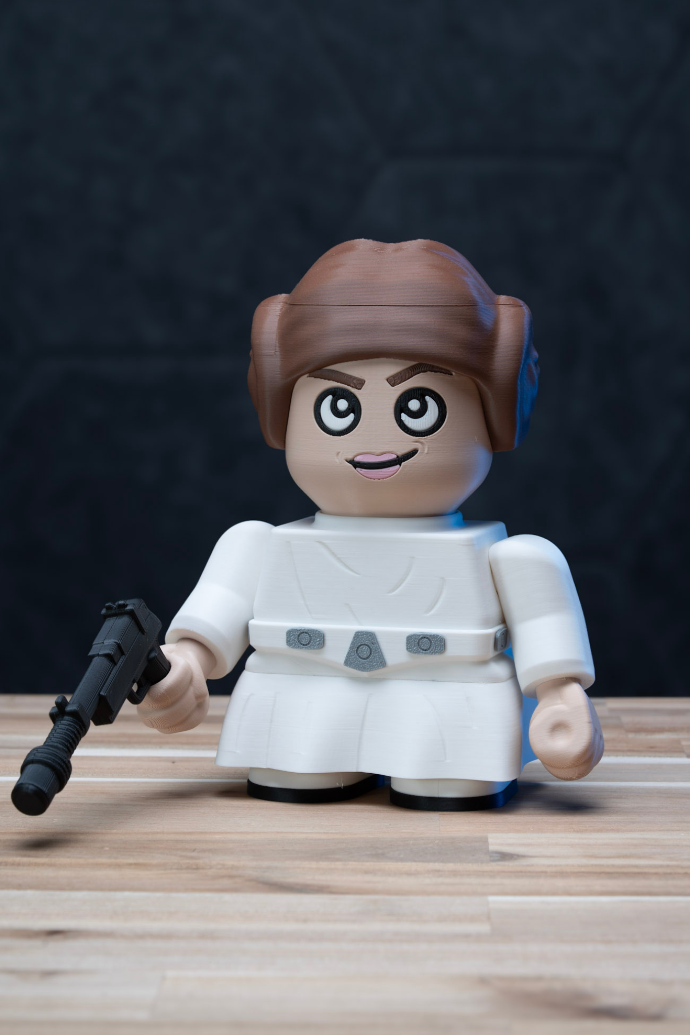 Chunky Leia - Star Wars Kit | No Supports, No AMS, No Glue 3D STL Model — view 2