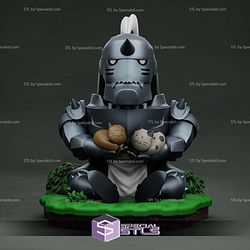 Alphonse Elric Chibi STL Printer Files 3D Model