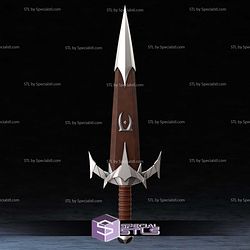 Cosplay STL Files Mehrunes Dagger Skyrim 3D Model