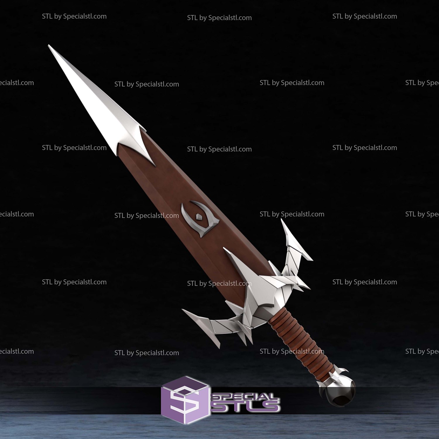 Cosplay STL Files Mehrunes Dagger Skyrim 3D Model — view 2
