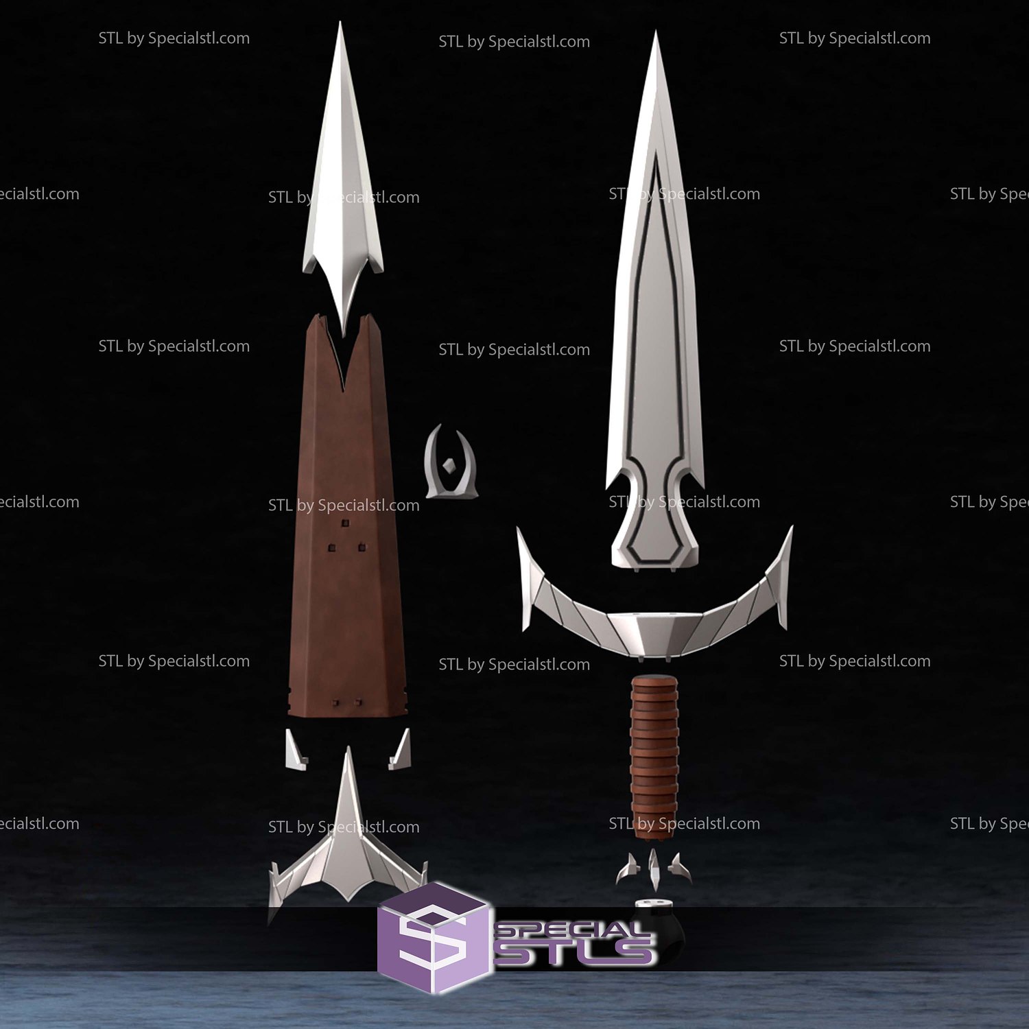Cosplay STL Files Mehrunes Dagger Skyrim 3D Model — view 5