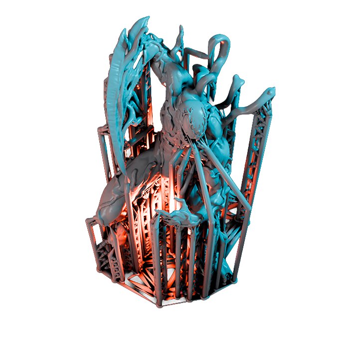 Son Of Space Flubber IV - RPG Tabletop Figure 3D STL Model — view 6