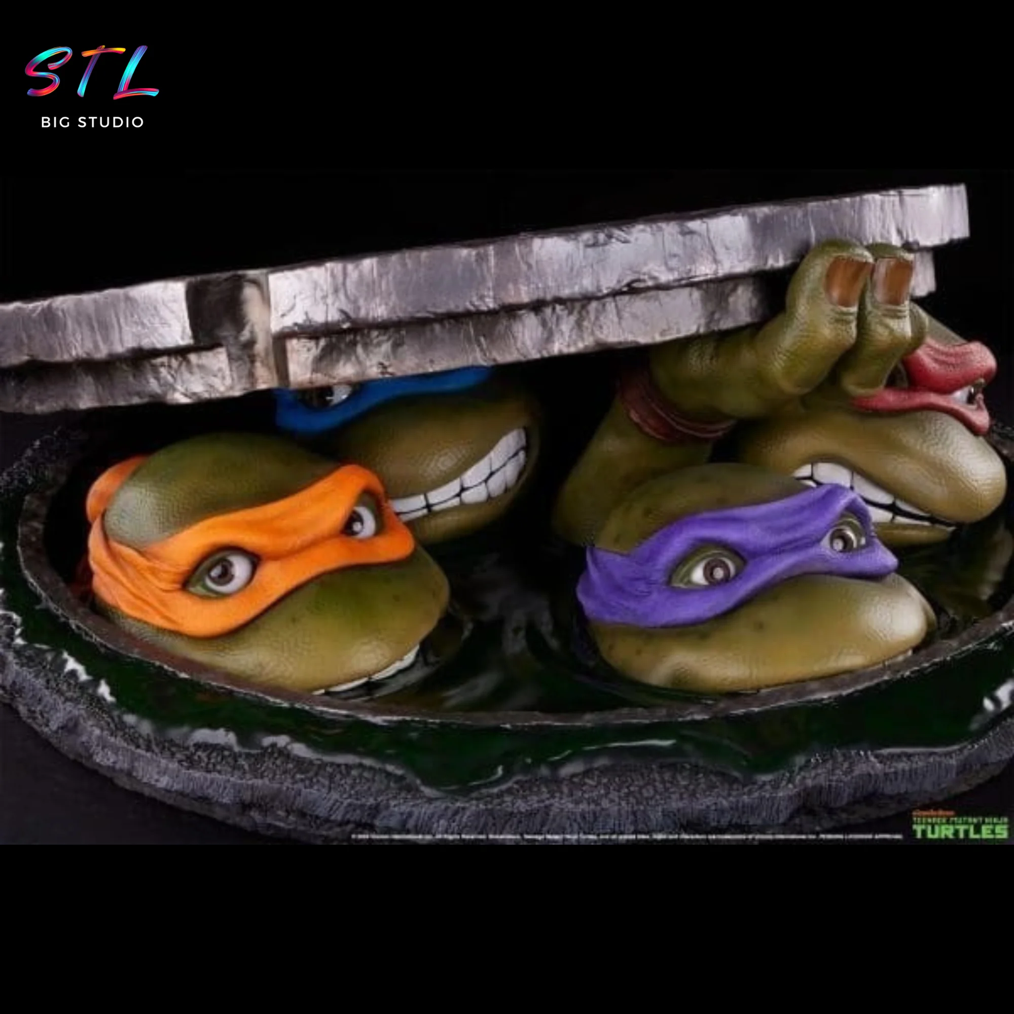 Teenage Mutant Ninja Turtles Sewer Diorama STL | 3D Printable Model Model — view 2