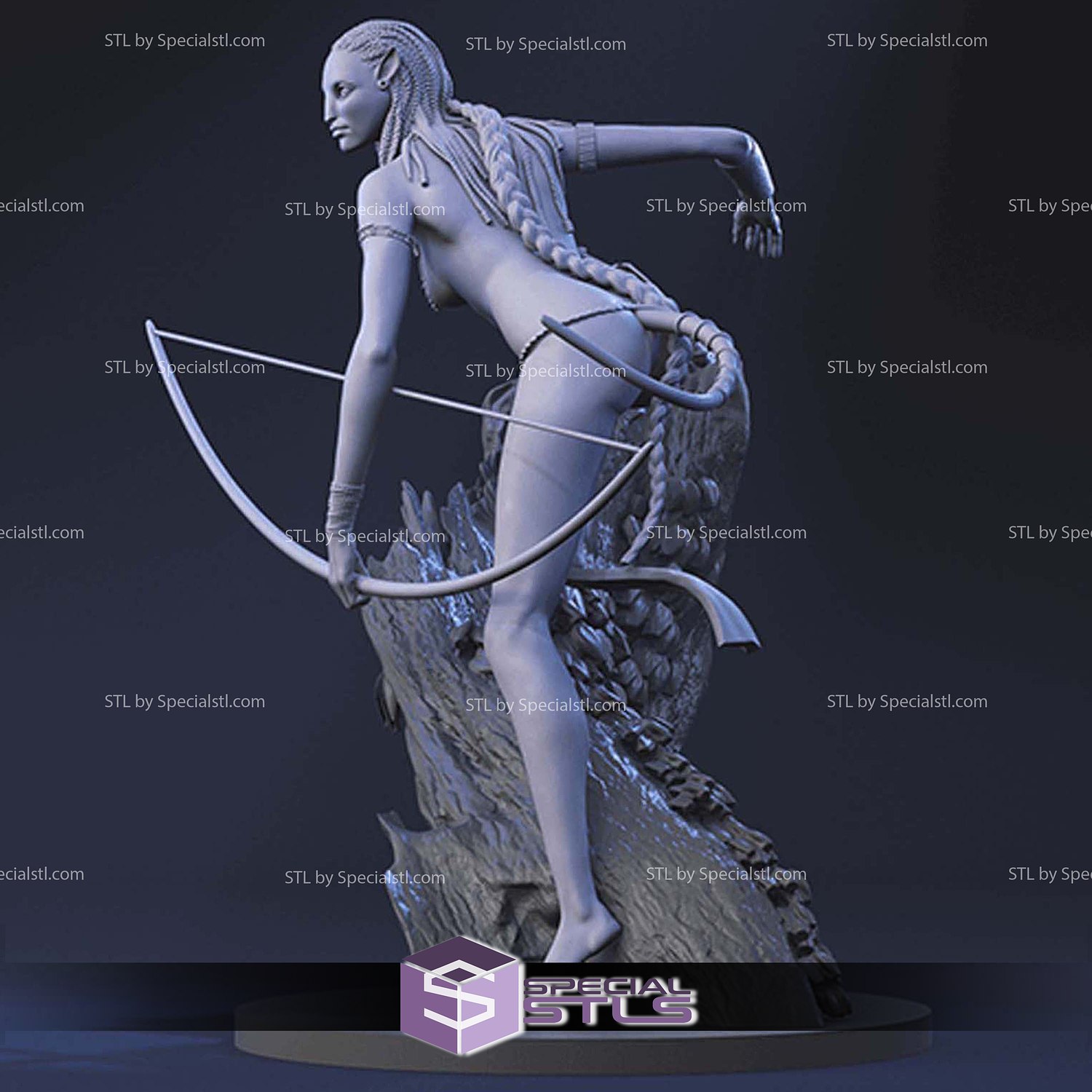 Avatar Neytiri 3D Printer Files STL Model — view 3