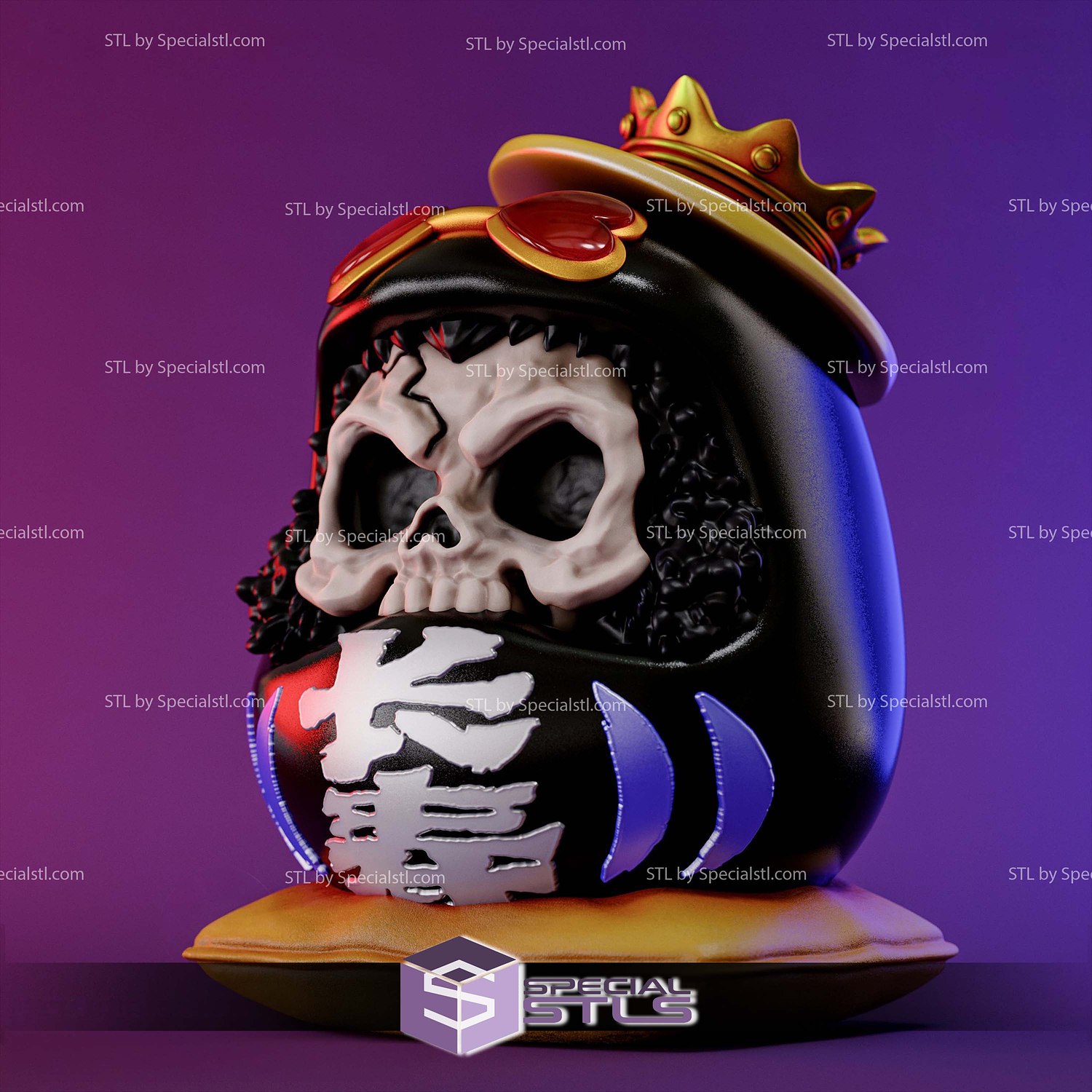 Brook Daruma 3D Printer Files STL Model — view 2