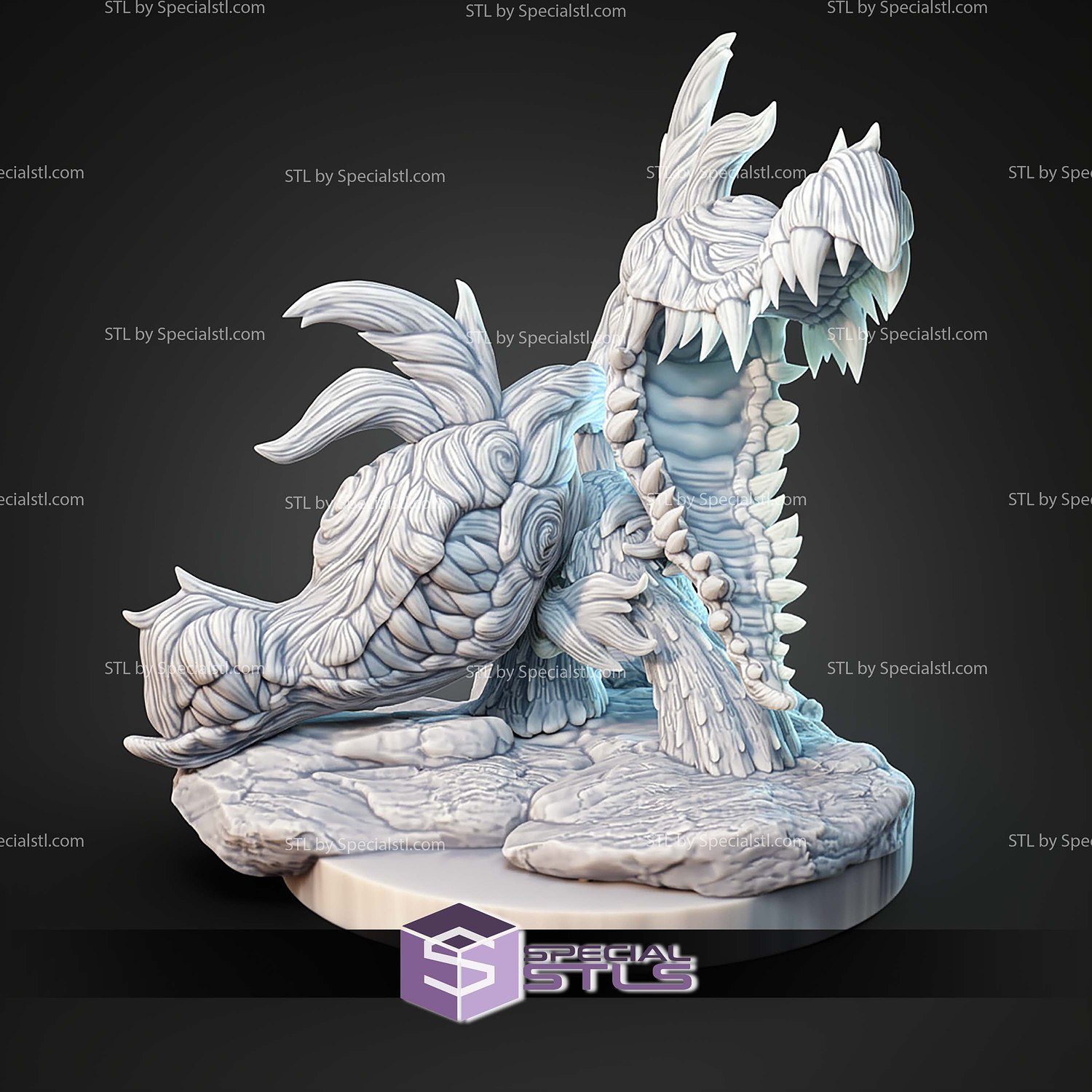 Kaiju Pokemon Steel Maw Mawile STL Files 3D Model — view 2