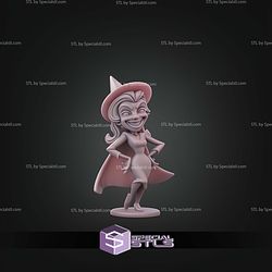 Samantha Bewitched Chibi STL Files 3D Model
