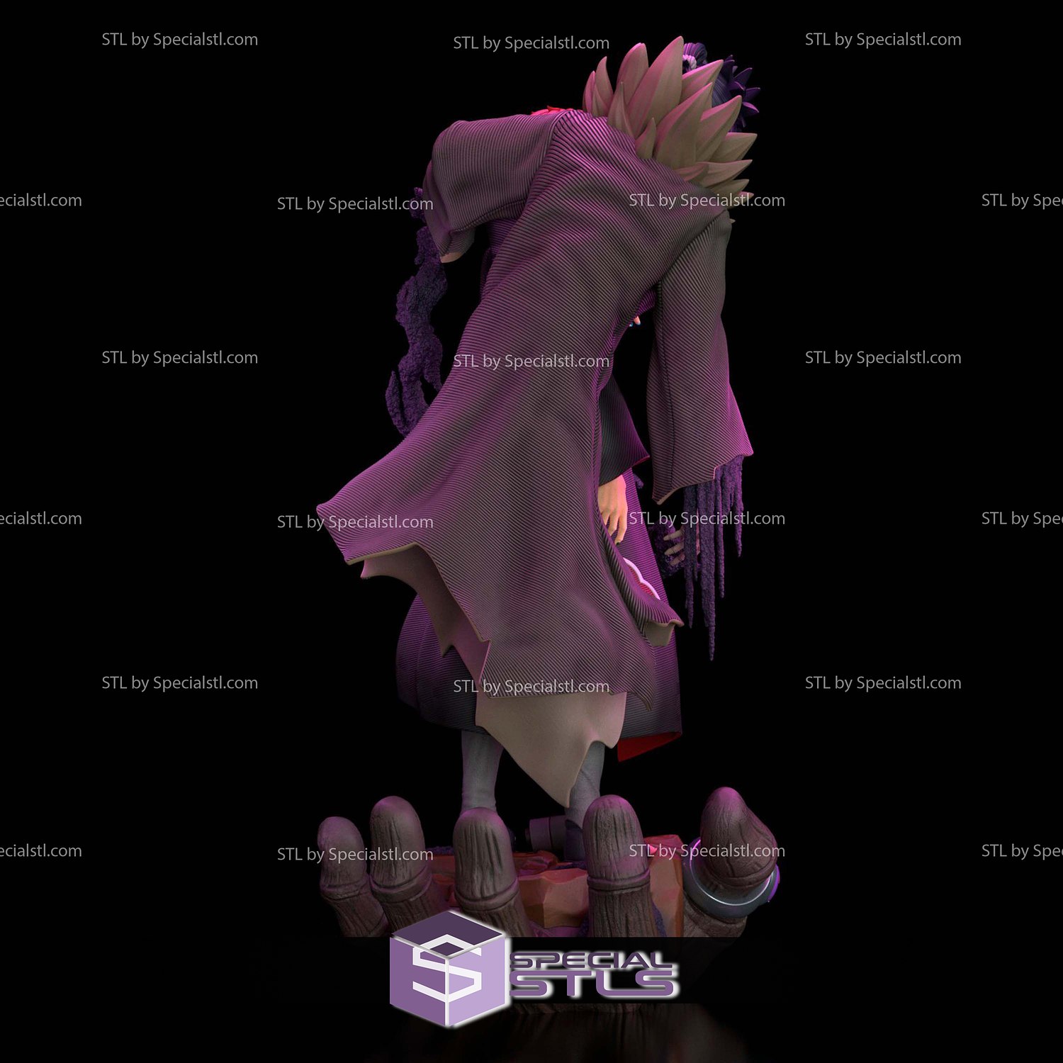 Red Sand Sasori Naruto 3D Printer Files STL Model — view 3