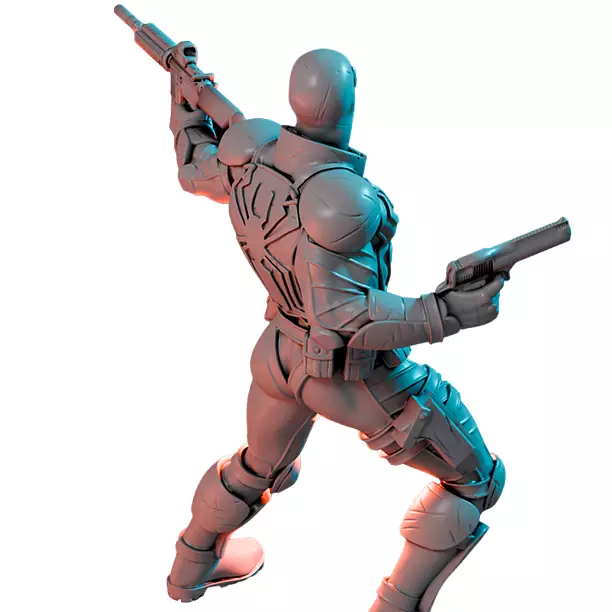 Xenomorph Beast VI - Scale Tabletop Model 3D STL Model
