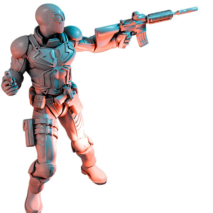 Xenomorph Beast VI - Scale Tabletop Model 3D STL Model — view 4
