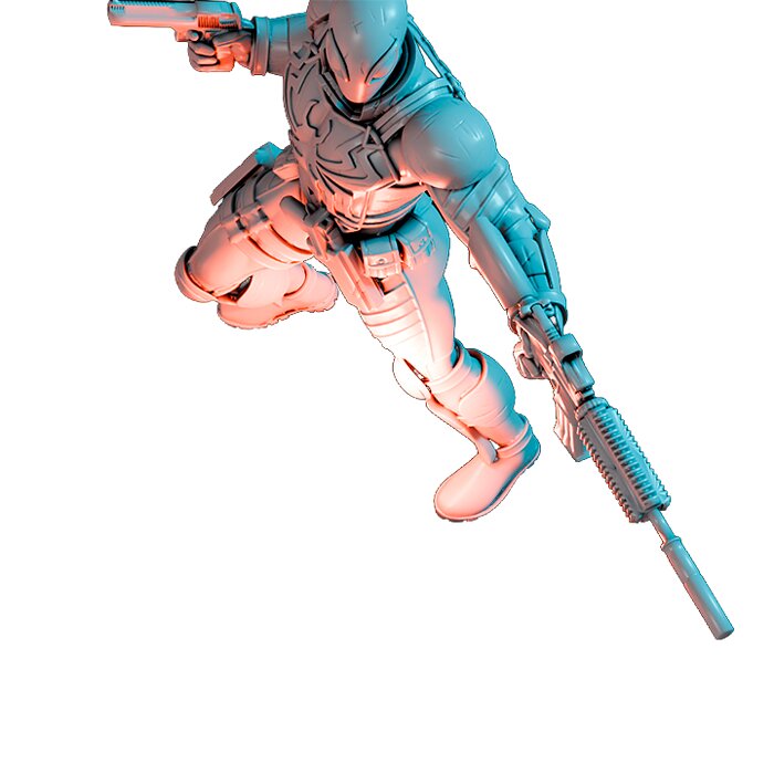 Xenomorph Beast VI - Scale Tabletop Model 3D STL Model — view 6