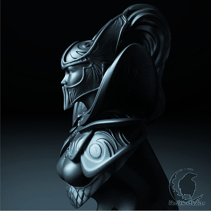PHANTOM ASSASSIN DOTA 2 3D STL Model — view 3