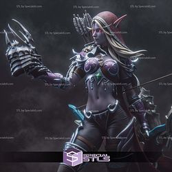 Sylvanas Windrunner Archer V2 3D Print Files STL Model