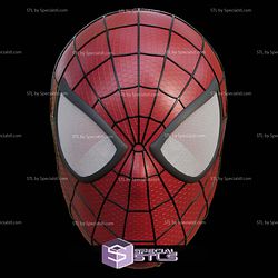 Cosplay STL Files TASM2 Spider Man Textured Helmet 3D Model