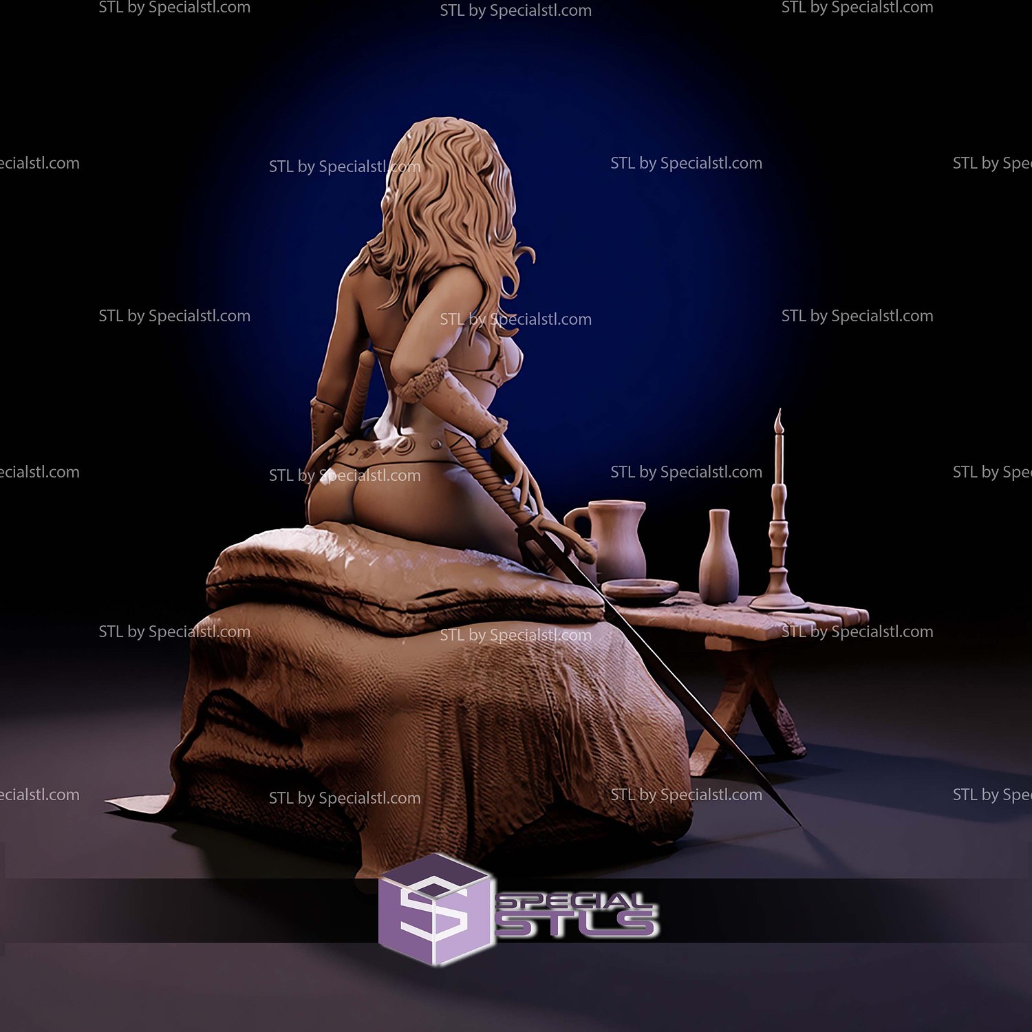 Lana Clarkson Kaira Deathstalker STL Files 3D Model — view 3