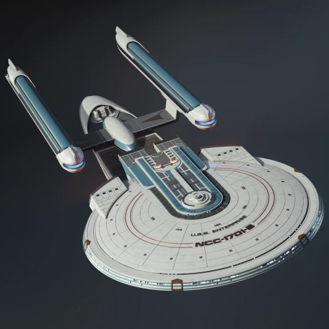 USS Enterprise NCC-1701-B 3D Printer Files | Assembly STL Model