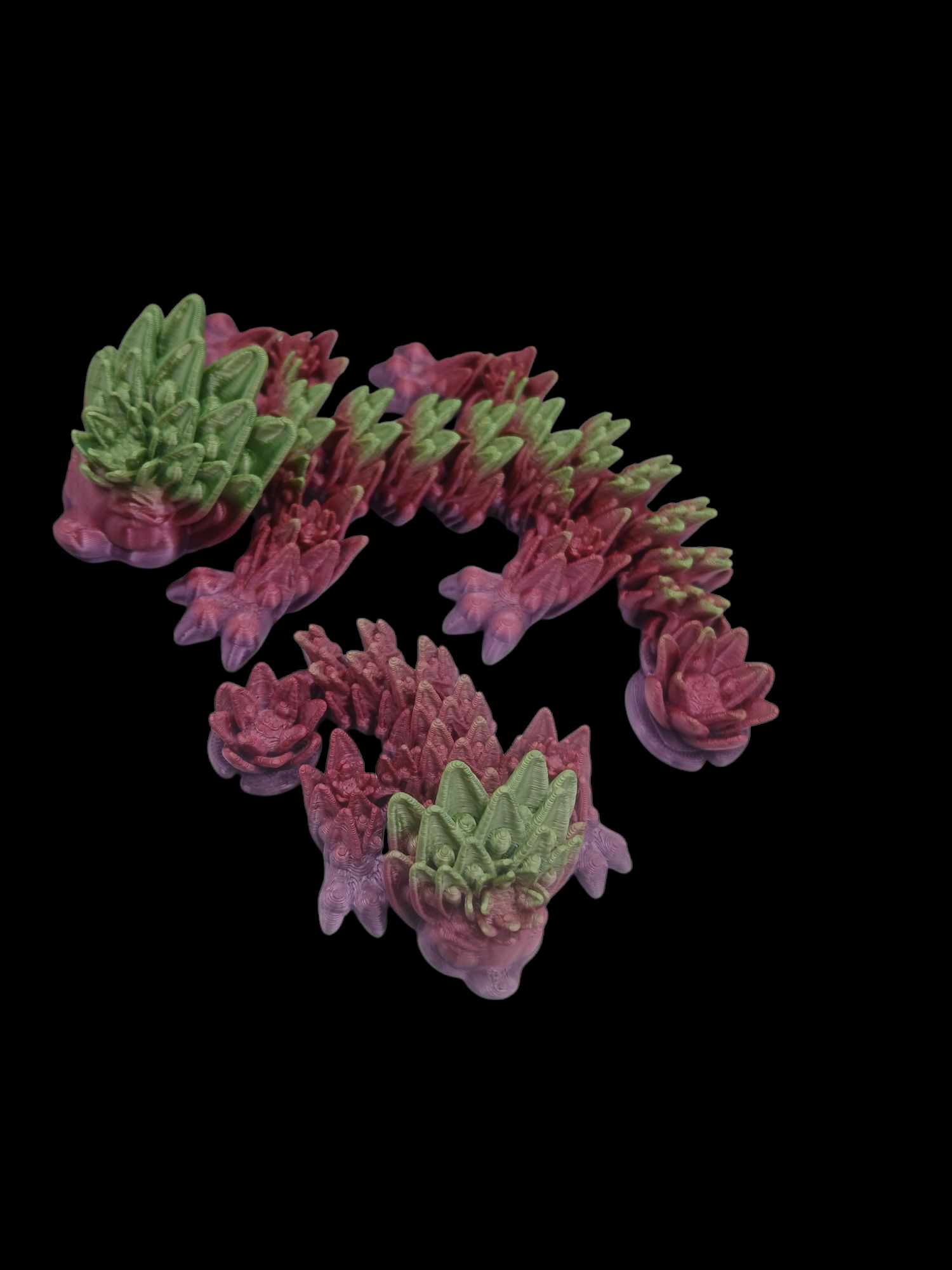 Lotus Dragon Baby 3D STL Model — view 2