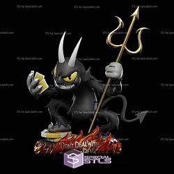 Devil Cuphead STL Files 3D Model