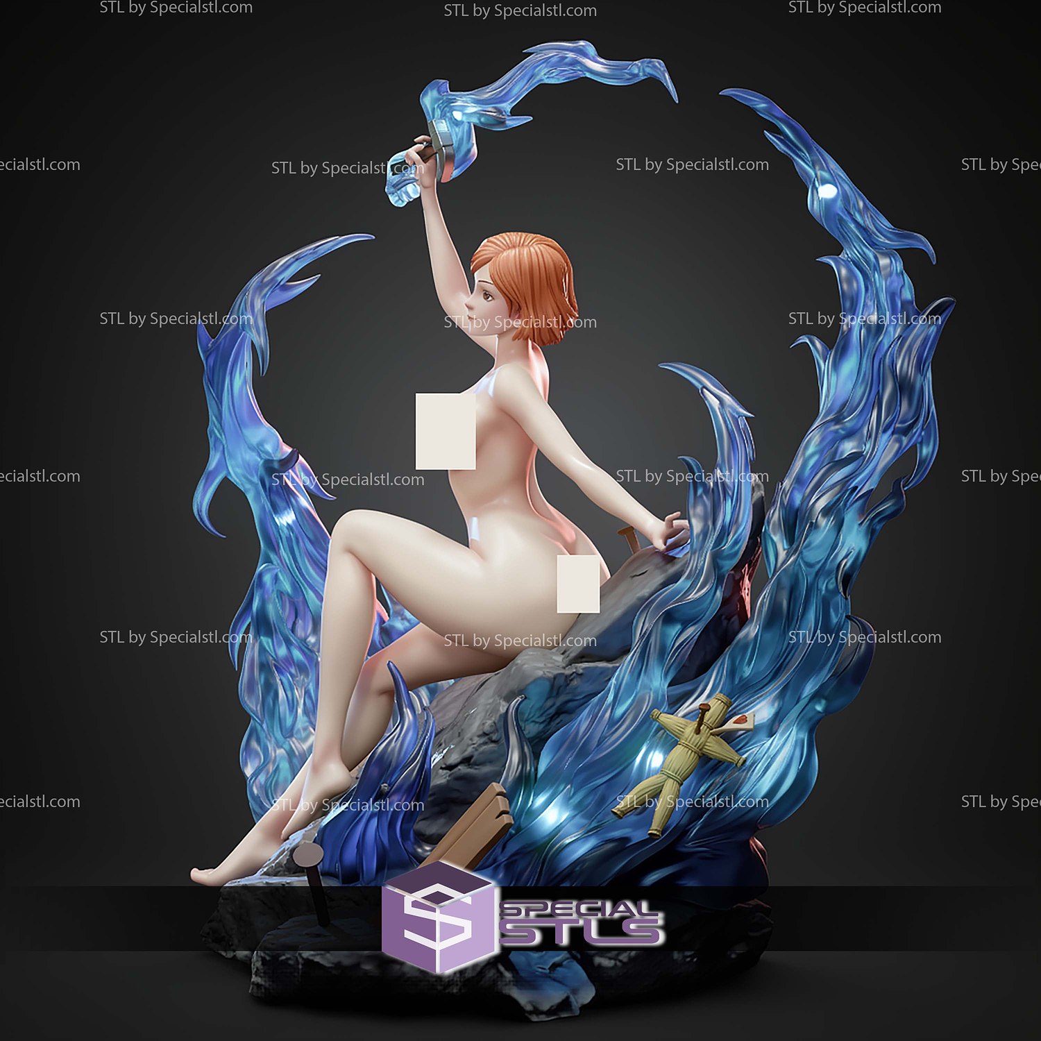 Nobara Kugisaki Jujutsu Kaisen Alternative STL Files 3D Model — view 3