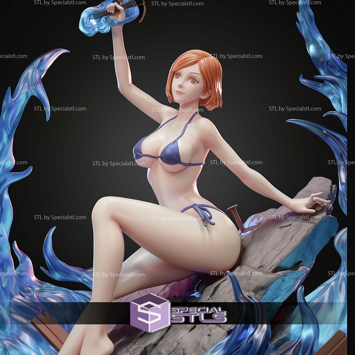 Nobara Kugisaki Jujutsu Kaisen Alternative STL Files 3D Model — view 4