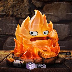 Calcifer Howl Moving Castle 3D Printer Files Model