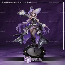 The Herta Honkai Star Rail in Action 3D Printer Files STL Model