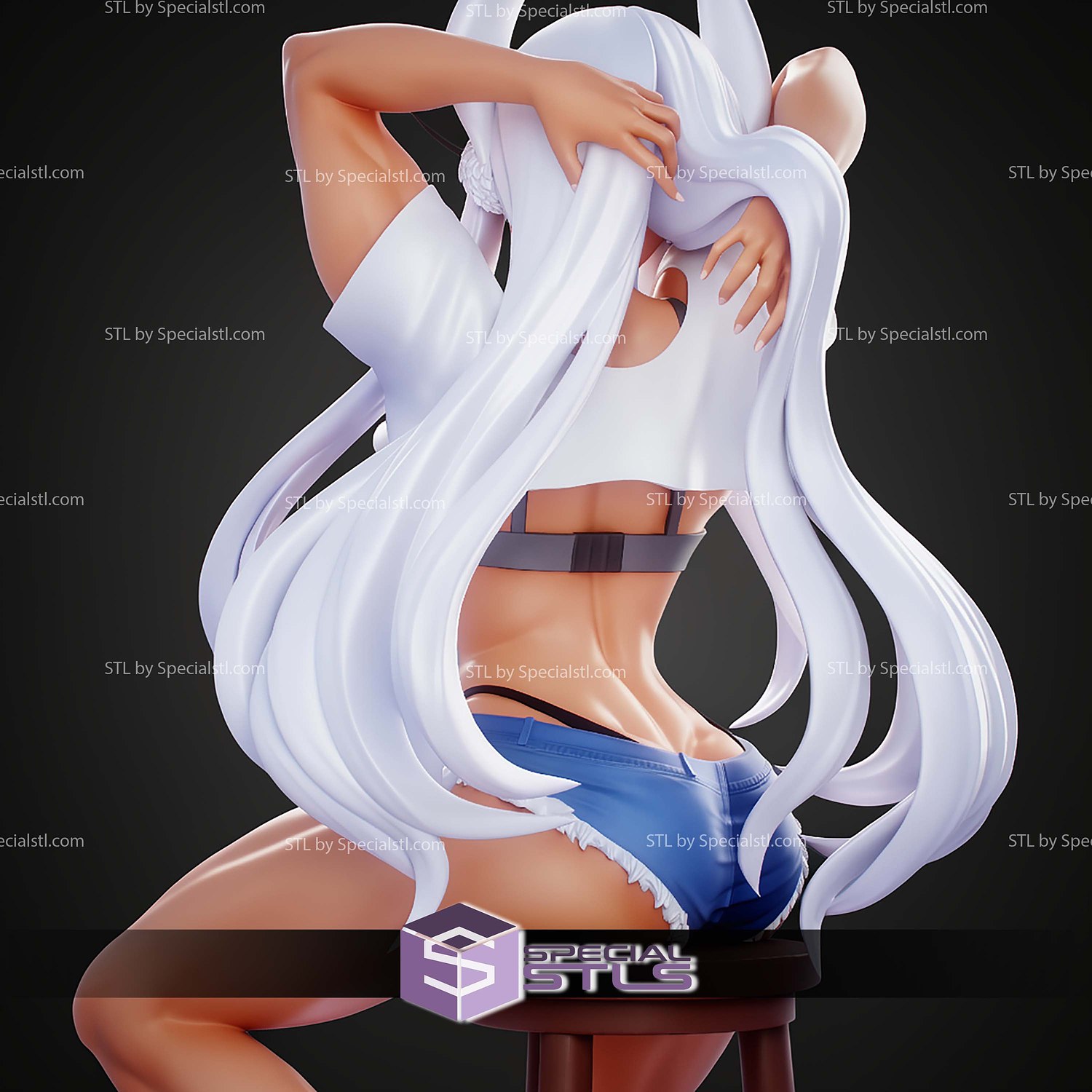 Mirko Gymer On Chair STL Files 3D Model — view 6