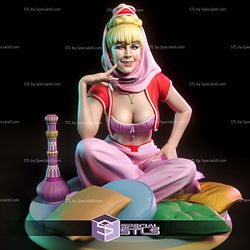 I Dream of Jeannie and Pillow STL Printer Files 3D Model