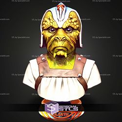 Basic STL Collection Klaatu Bust 3D Model