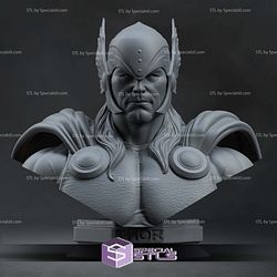 Thor Static Pose Bust STL Files 3D Model