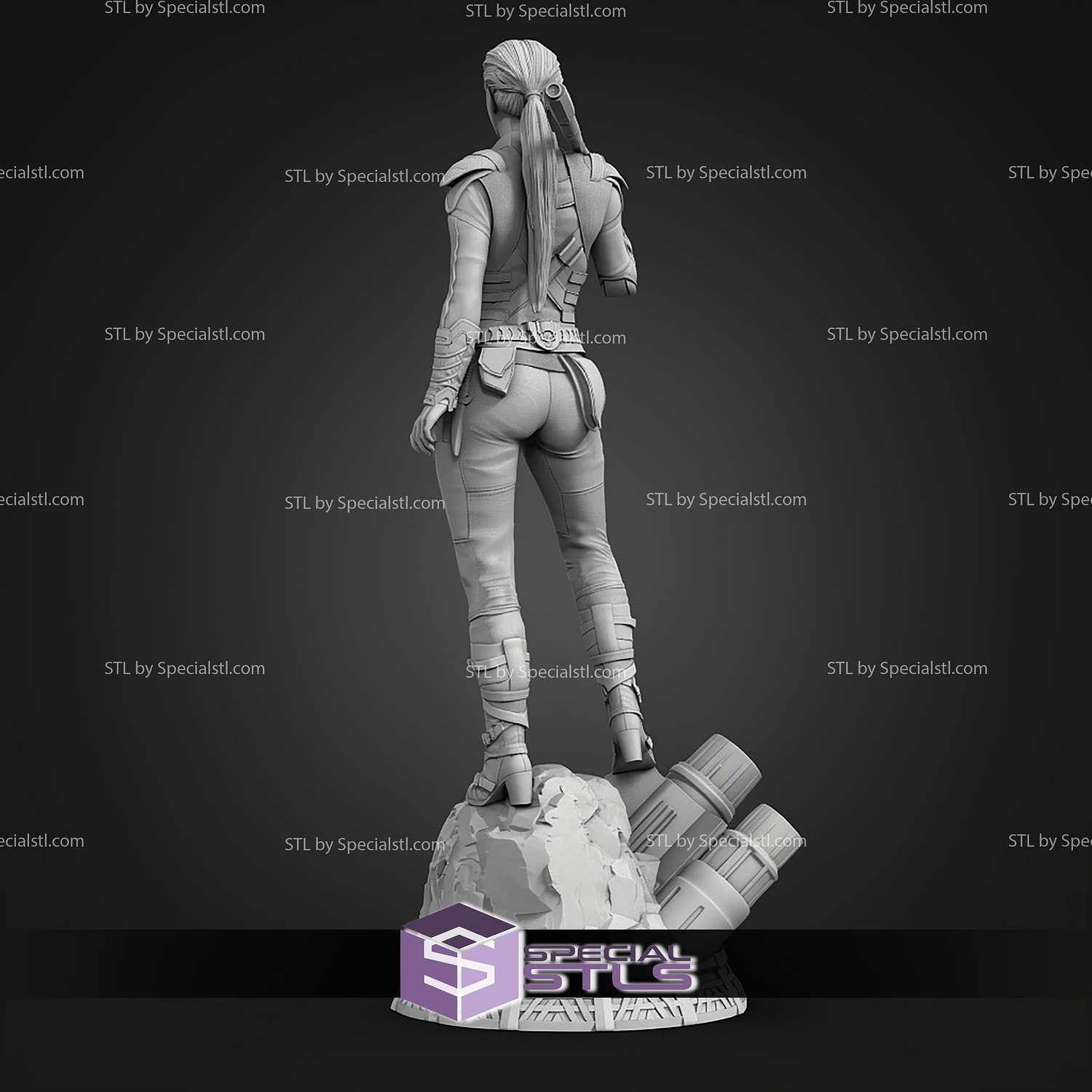 Jaylah Star Trek STL Files 3D Model — view 4