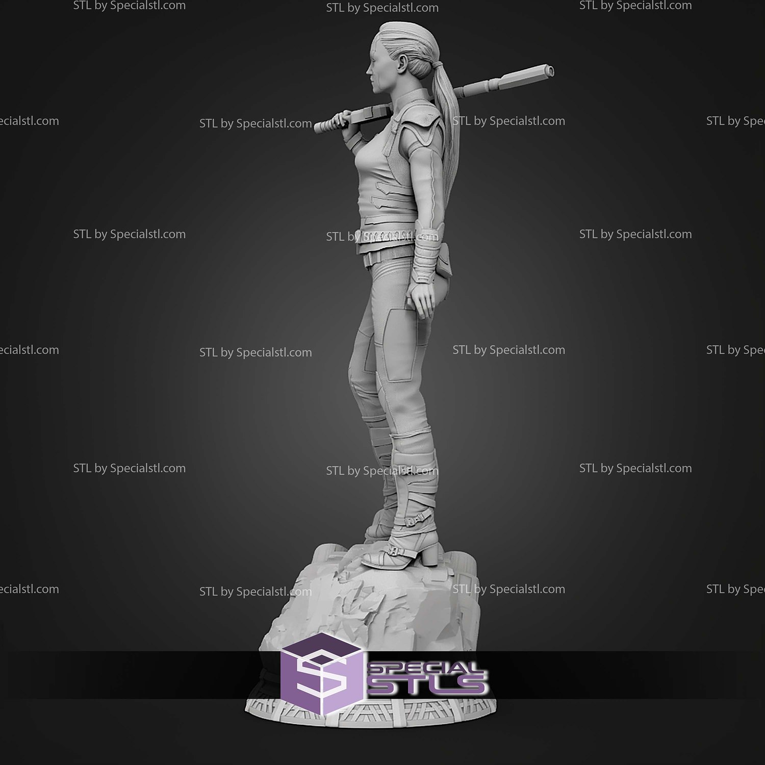 Jaylah Star Trek STL Files 3D Model — view 7