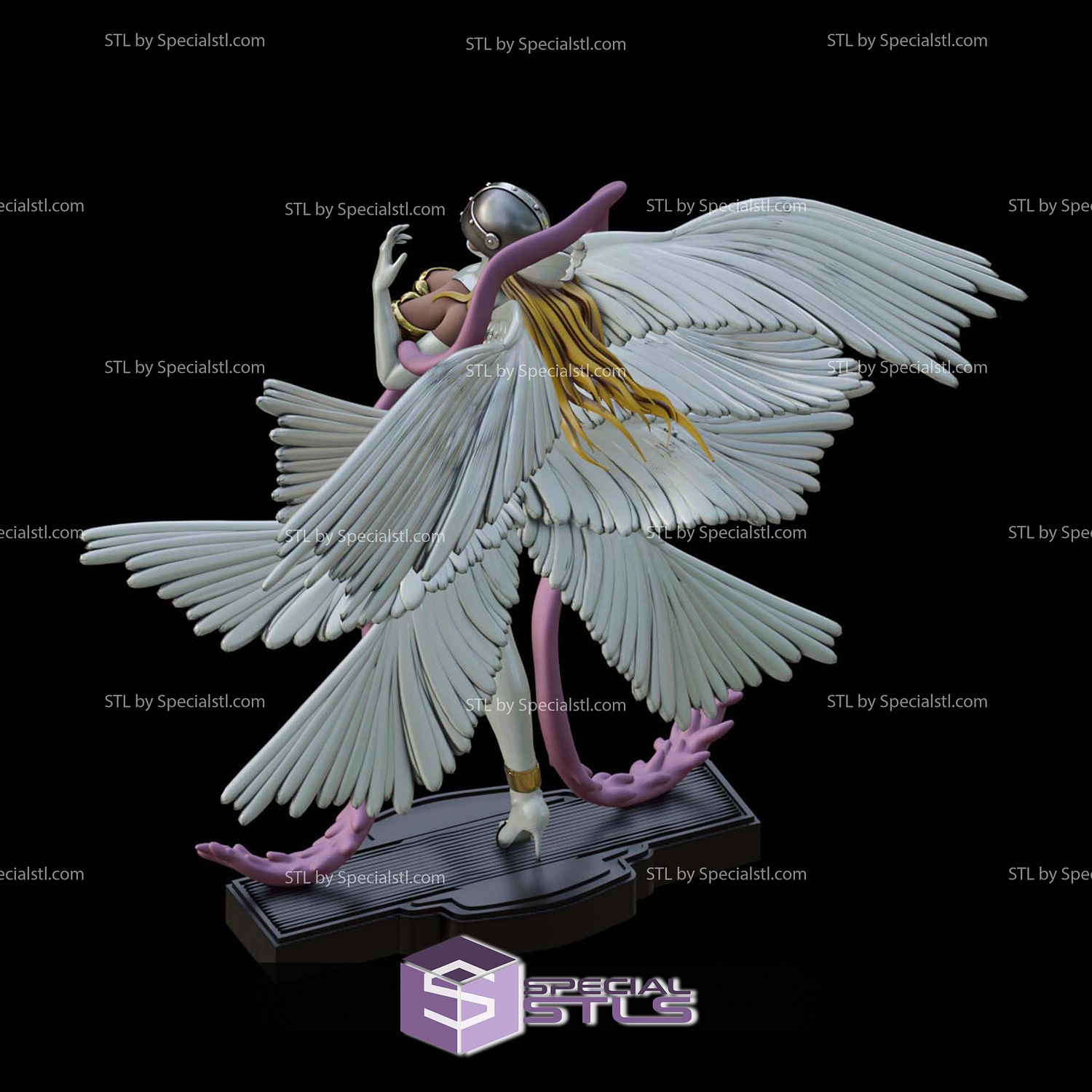 Angewomon 1 10 Scale 3D Printer Files STL Model — view 3
