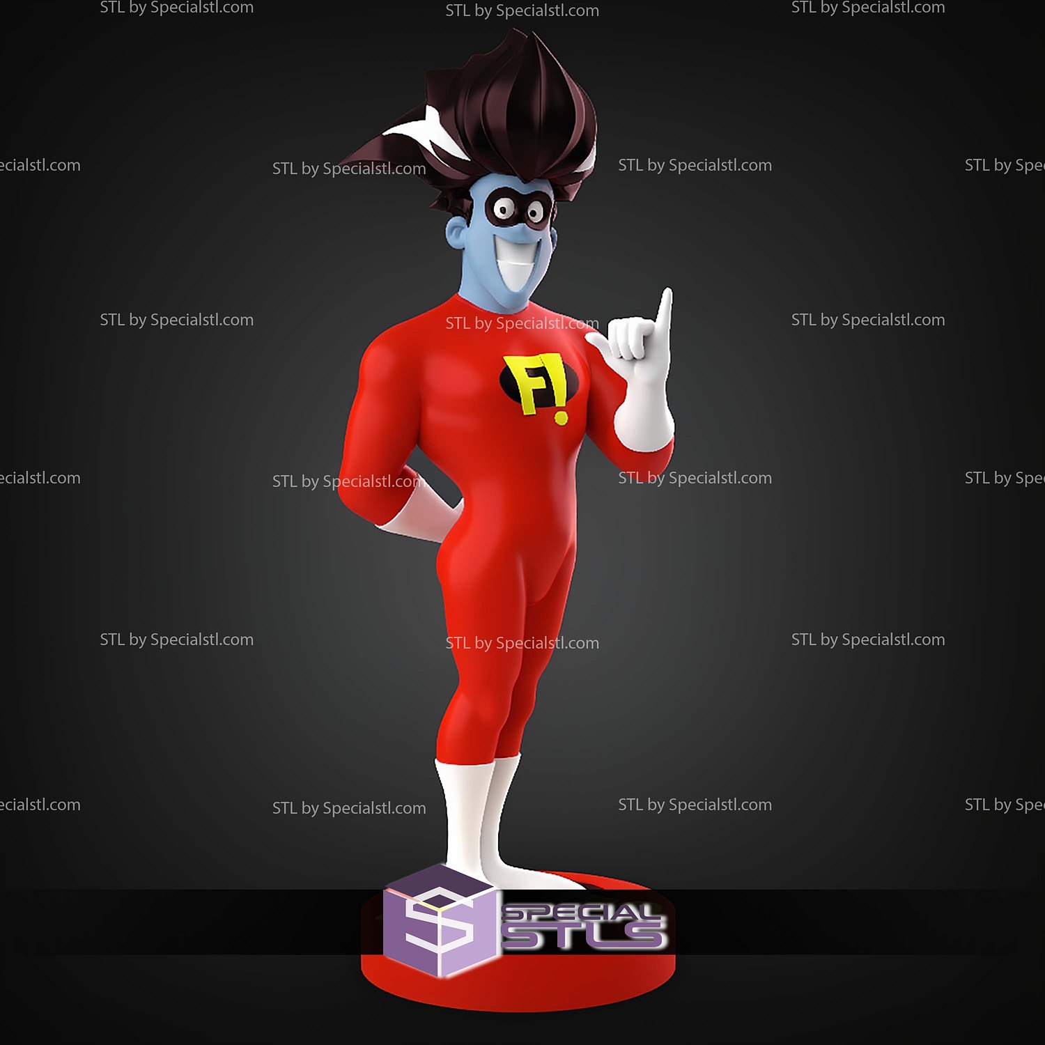 Steven Spielberg Presents Freakazoid STL Files 3D Model — view 2