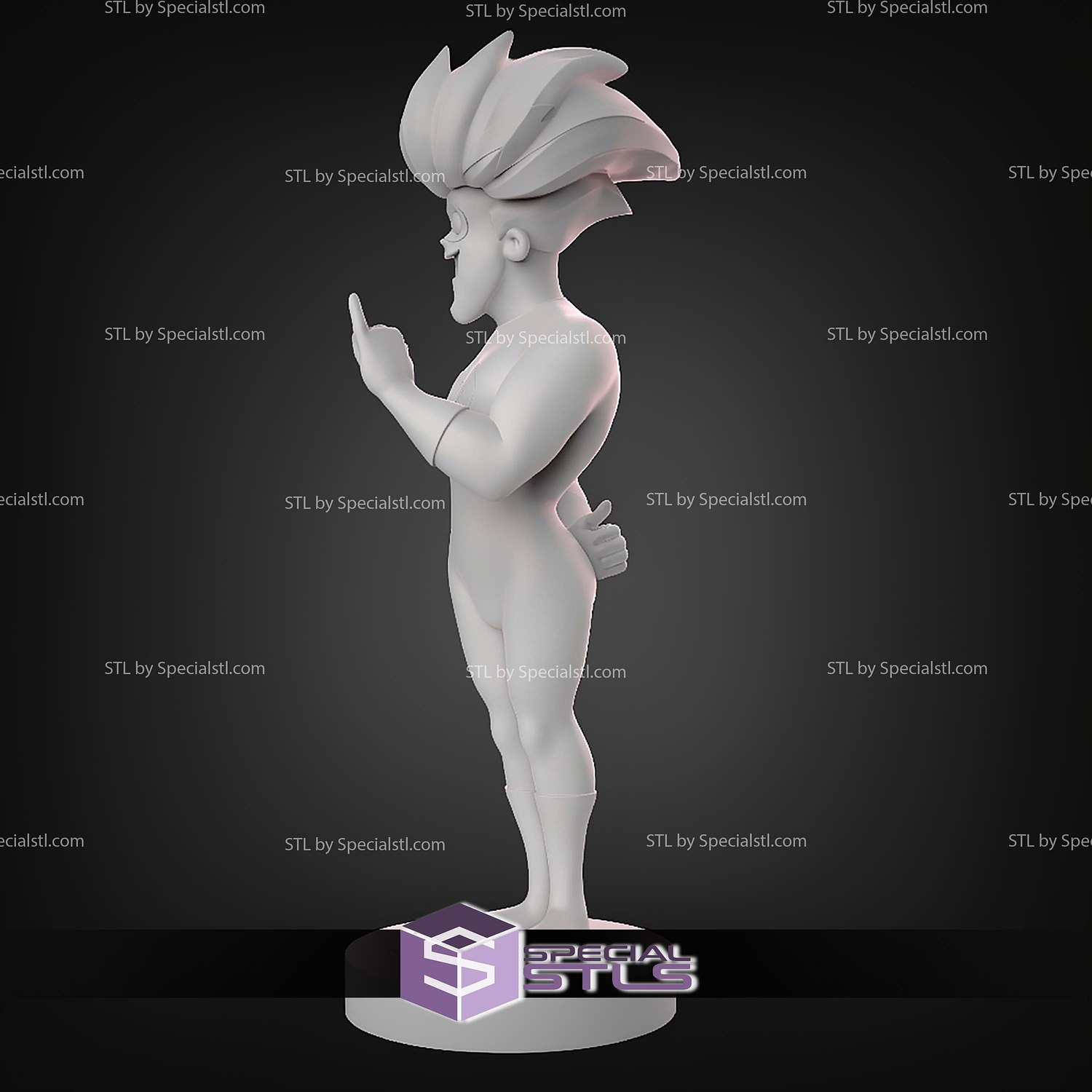 Steven Spielberg Presents Freakazoid STL Files 3D Model — view 3