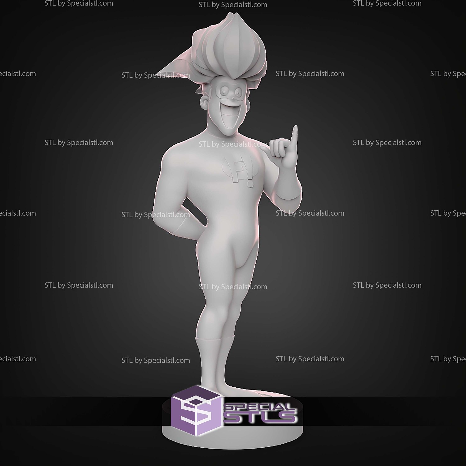 Steven Spielberg Presents Freakazoid STL Files 3D Model — view 8