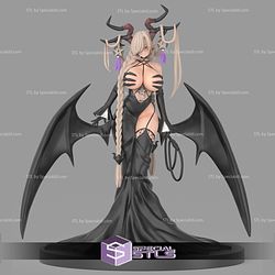 Devil Owari Azur lane Sculptures 3D Printing STL Model